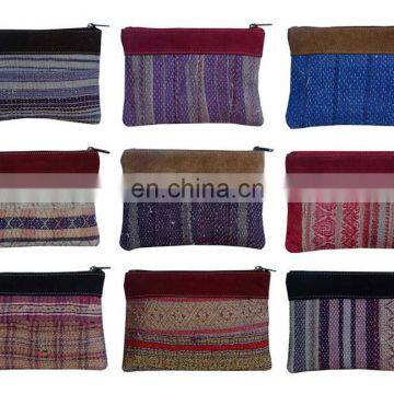 Wholesale Vintage Kantha Purse Sari Kantha Wallet
