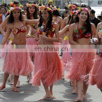 Pink Hawaiian hula skirt