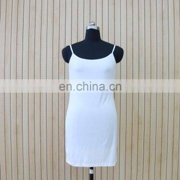 Elegant Summer Transparent Flounce Silk Knit Slip Dress photo-3