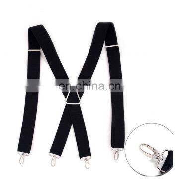 2017 wholesale New design clips X back suspenders MEN'S suspenders