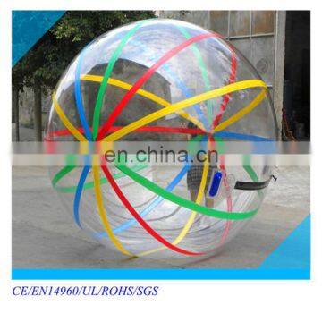 colorful inflatable water walking ball, human walk on water balloon