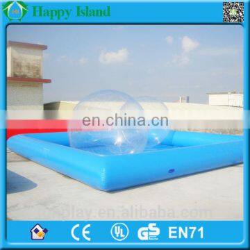 HI ground swimming pool, commercial inflatable water pool for bumper balls