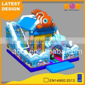 2017 AOQI new design interesting china products inflatable Aquarium fun city kids inflatable amusement park for sale