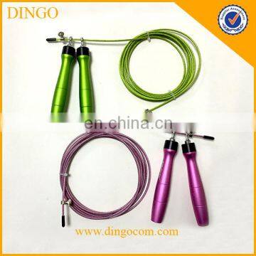 aluminium handle skipping jump rope / Fitness equipment jump rope /aluminum fitness jump rope