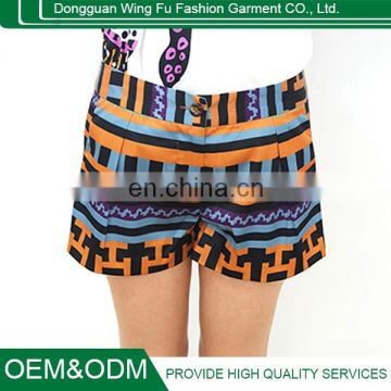 New Arrival Wholesale Panther printed Short Sleeve Shorts with high quality