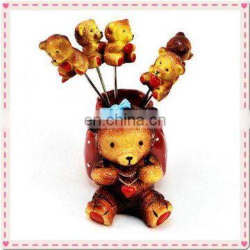 Wedding Gift Bear Design Fruit Fork