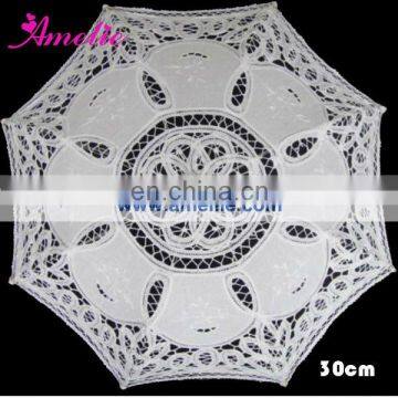 30cm Embroidery Small Kids Lace Parasols