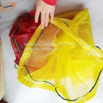 Packing PP Vegetable Net Bag / Potato Garlic Fruit Orange Firewood Mesh Bag / Onions Bags photo-2