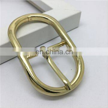 Solid Brass Pin Belt Buckle Center Bar Belt Strap