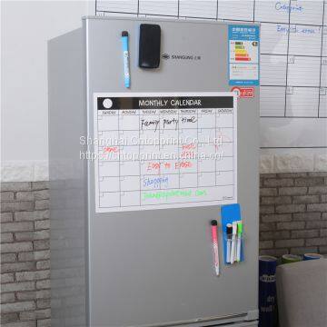 Custom Dry Erase Daily Weekly Magnetic Calendar Planner for Fridge photo-5