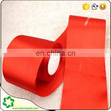 SHECAN Roll Packing 75mm satin ribbon polyester satin fabric