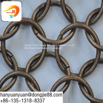 chain link ring mesh for metal curtain