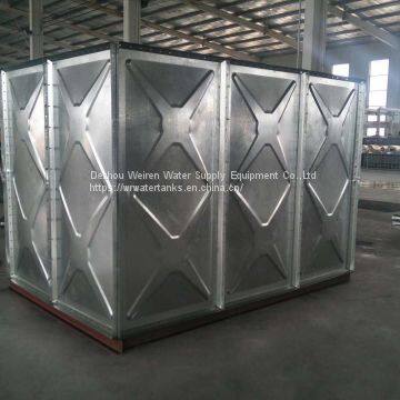 hot dip galvanized water storage tanks