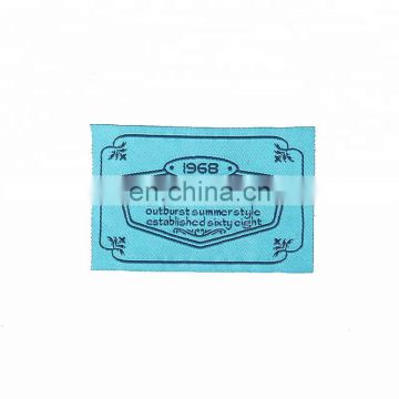 fabric label custom printed satin clothing labels