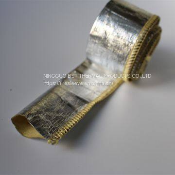 Heat Sheath Aluminized Sleeving With Velcro