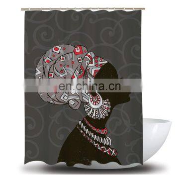 Fashion Design Polyester Waterproof Printing Bathroom Curtain Customize Designer Bath Curtain/Shower Curtain photo-4