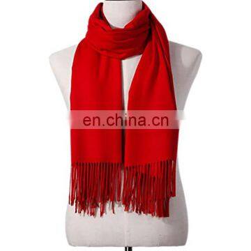 Hot Sale Artificial Wool Soft Travel Picnic Party Scarves and shawls for Spring