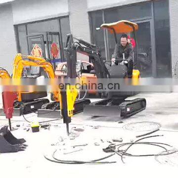 0.8t-3.5t excavator drilling  grab hammer quick hitch crawler riper rake bucket attachment for excavator