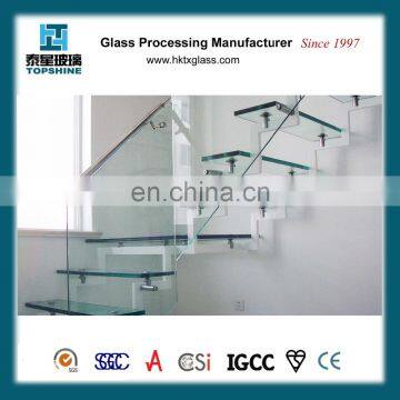 Safety Laminated Glass Staircase Glass Stairs photo-2