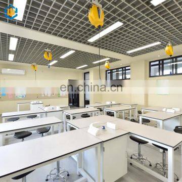 High quality school laboratory furniture table/work bench school laboratory side bench/central bench