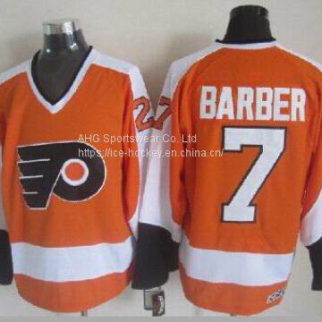 Philadelphia Flyers #7 Barber Throwback Orange Jersey