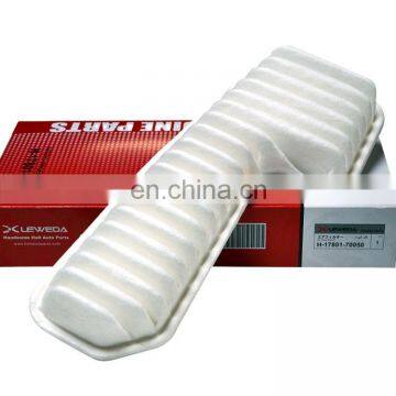 LEWEDA Air filter High Quality Engine parts factory price 17801-70050  C 3318 CA9826 for Japanese car