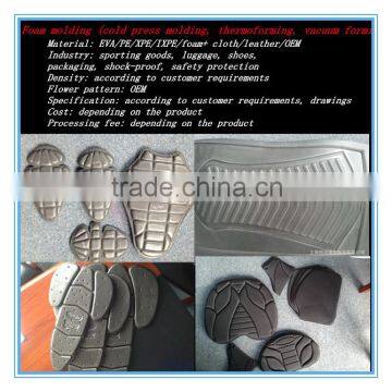 pe/eva/xpe/xlep foam Hot press molding Vacuum thermoforming Cold forming Foam molding, Molded foam