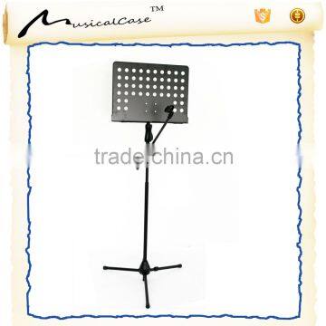 Durable plexiglass music stand black color