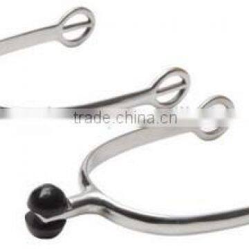 Horse Racing / Riding Plastic Rubber Ball Spurs - Stainless Steel - Horse Riding Gear & Equipment (High Quality)