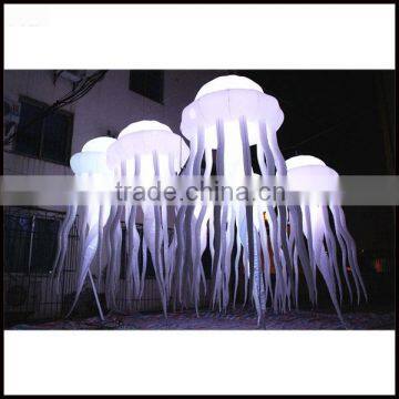 length 2m white inflatable led jellyfish for sale