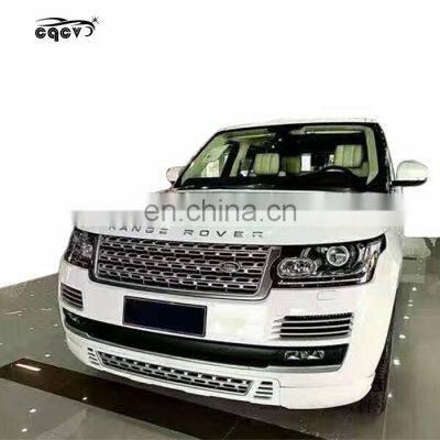 2013- 2016 body kit suitable for Land Rover Range Rover Plastic material front bumper rear bumper side skirts and exhaust