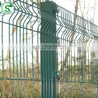 High strength galvanized iron wire 3D nylofor welded mesh fence