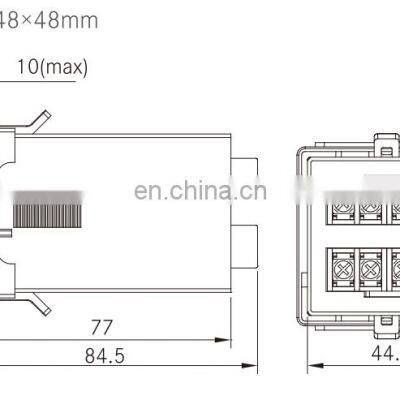 S3U48 Panel Mounted 3 Phase RS485 Interface Digital Voltmeter photo-4