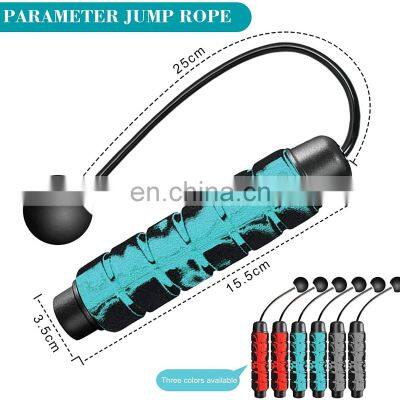 Wholesale Custom Pvc Adjustable Cordless Speed Skipping Rope Digital Weighted Sponge Jump Rope photo-4