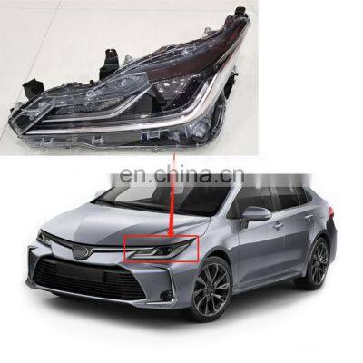 EU Version LED Light OEM 81150-02V80 81110-02V80 EUR Head Lamp LED Headlight for TOYOTA Corolla 2019-2020 photo-2