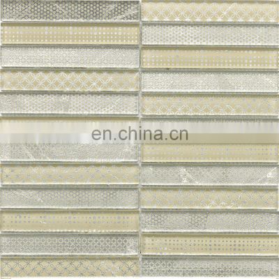 JBN Tile Backsplash Marble Customised Wall Decoration Flooring Tile  White Kitchen Customized Mosaic