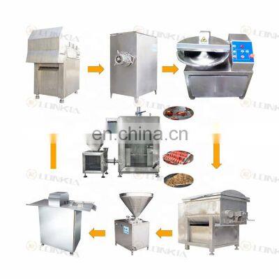 Stainless steel sausage making machine/processing machine German Automatic Used Sausage Grinder Stuffer Machine