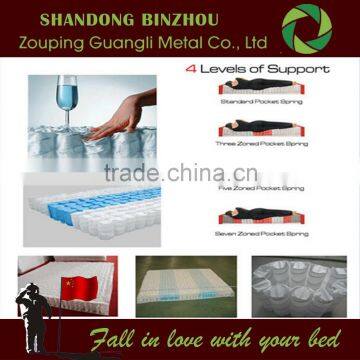 China Spring Steel Supplier Health Pocket Spring for Ion Mattress