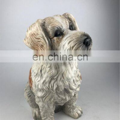 Dog Cartoon Shaped Ceramic Treat Pet Containers Canister Set Candy Cookie Jar With Lid Home Decorations photo-3