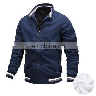 New Casual Jacket Men's Spring And Fall Sport Solid Color Coat Men's Fashion Casual Simple Jackets photo-2