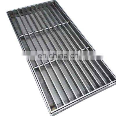 customized 3mm  stainless steel 304 316 32x5mm serrated steel bar grating