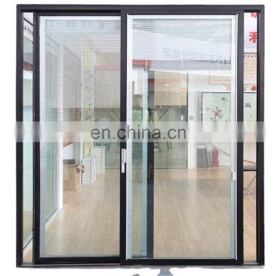 Glass soundproof interior sliding doors  aluminum glass sliding door