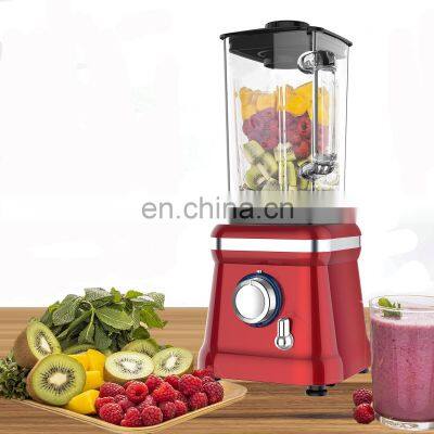 1000W Glass Jar Countertop Milkshake Sauce Soup Fruit Heavy Duty Smoothie Blenders and Juicers