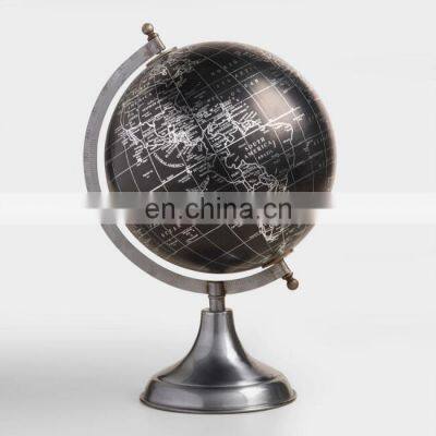 black fancy world globe