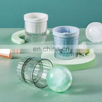 New Style PP Unique 2021 Cool Roundshape Glass Small Plastic Custom Ice Cube Tray