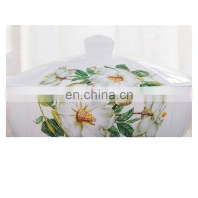 Fashionable Table Decoration Ceramic Bowl With Lid photo-3