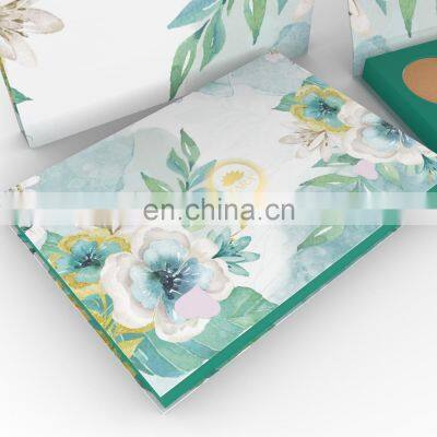 Handmade Empty Makeup Eye Shadow Packaging Pallet Cardboard 6 Pans Eyeshadow Palette Custom Printed Quad