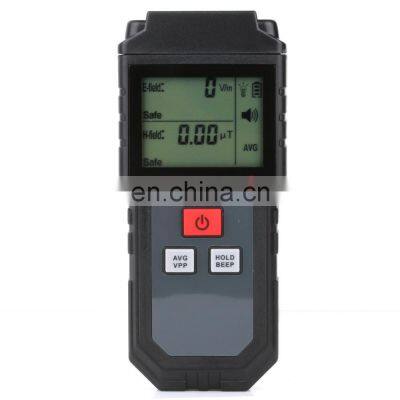 RZ825 Electric Field & Magnetic Field Tester Sound Light Alarm Electromagnetic Radiation Tester