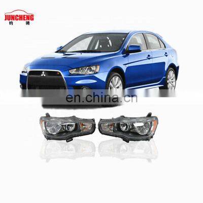 High quality Plastic Car  Headlamp headlight for MIT-SUBISHI LANCER EX auto  body kits