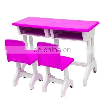 2019 Cheap Plastic Student Kids Study Table and Chairs Set for Children photo-3